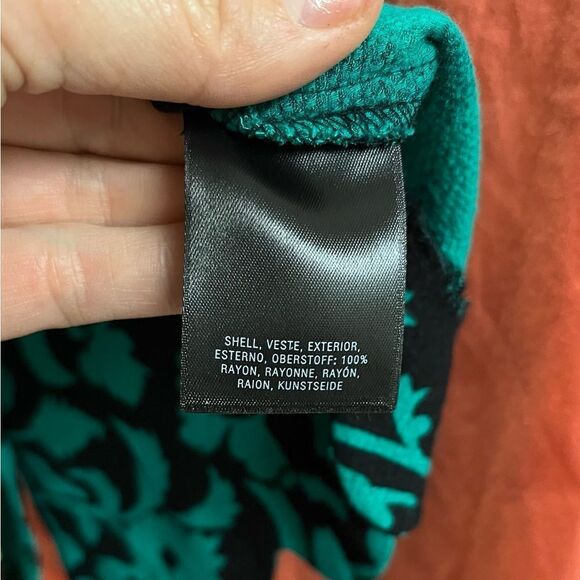 Anthropologie Maeve Floral Green and Black Women's Top - 4 - Picture 11 of 11